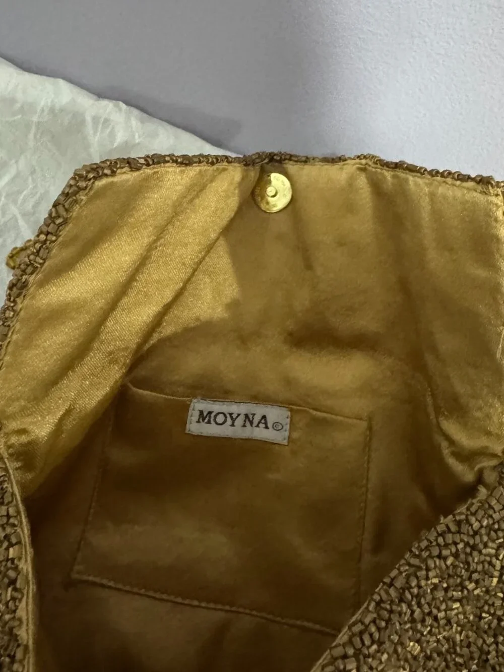 Vintage Beaded Moyna Clutch